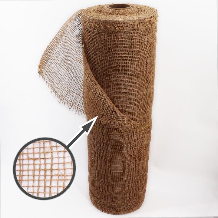 Actual product image Aquagart 80m x 1m Jutegewebe 105g/m² Jutematte Gartenjute Jute Stoff Sackleinen Juteband