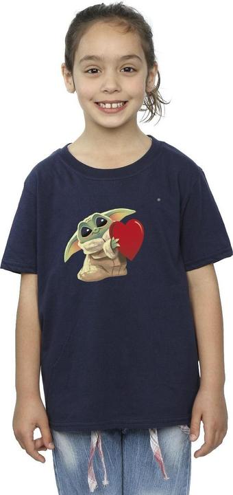 Image du produit Star Wars - T-shirt THE MANDALORIAN THE KIDS WITH HEART - Fille (128)