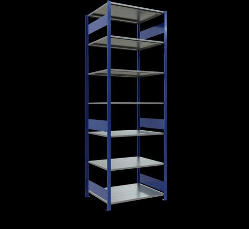 Actual product image Schulte Lagertechnik MULTIplus150 basic racking system with length ledgers