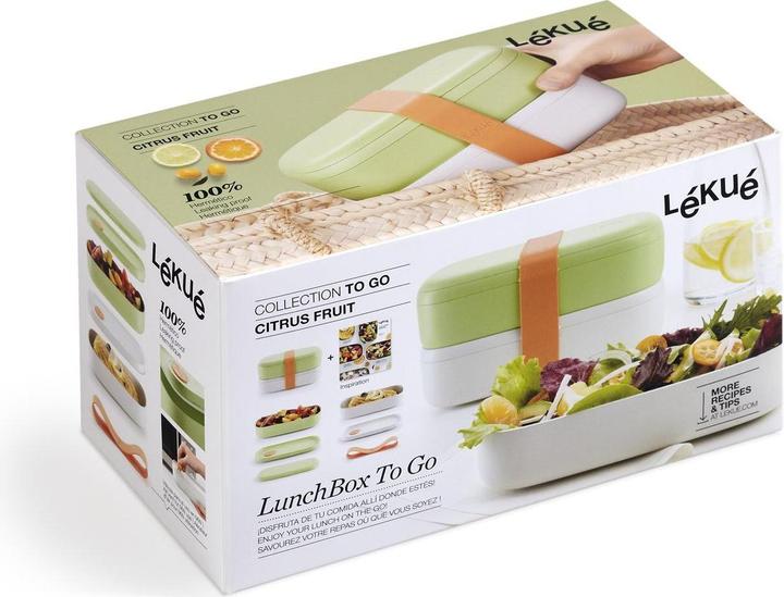 Image du produit Lékué Lunchbox To go Vert/Blanc