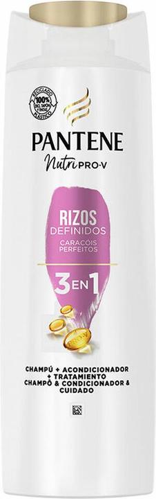 Produktbild Pantene Defined Curls 3-in-1 Shampoo 600ml (600 ml, Flüssiges Shampoo)