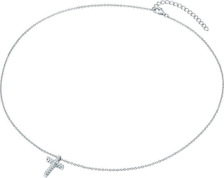 Produktbild Rafaela Donata Damen Kreuz Sterling Silber Zirkonia Silber 40,0 cm Basiskette + 5,0 cm Verlängerung - 33756 (Sterling Silber, 40 - 45 cm)