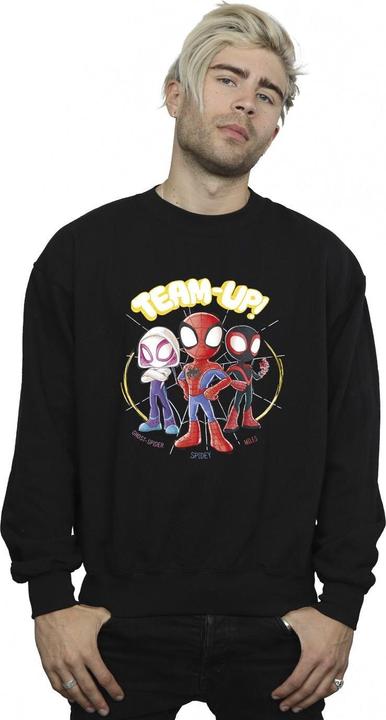 Actual product image Mens Spidey And His Amazing Friends Sketch Sweatshirt (4XL)