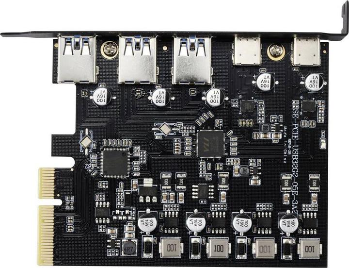 Image du produit Renkforce RF-6613196 3+2 Port USB 3.2 Gen 2 Controllerkarte USB-C® (USB 3.2 Gen