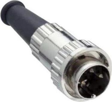 Image du produit Rs Pro Connecteur DIN mâle, 3 broches, droit, 100 V ca, 1A, baïonnette, montage sur câble