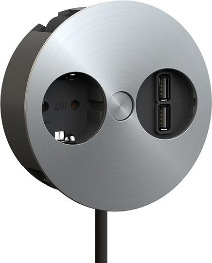 Immagine prodotto Bachmann TWIST 1xCEE7/3 1xCaricatore USB