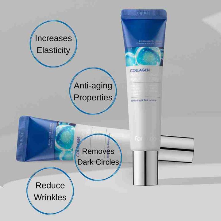 Image du produit Farm Stay Farmstay - Collagen Water Full Moist Rolling Eye Serum Sérum de collagène sous les yeux de la fin (Roll-on, 25 ml)