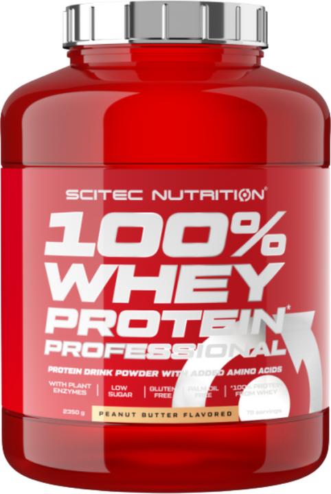 Actual product image Scitec 100% Whey Professional 2350g Peanut Butter *NEW (Peanut Butter, 1 pcs., 2350 g)