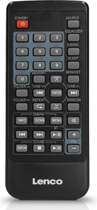 Actual product image Lenco Mc-150 (CD player, Bluetooth, 2x 10 W)