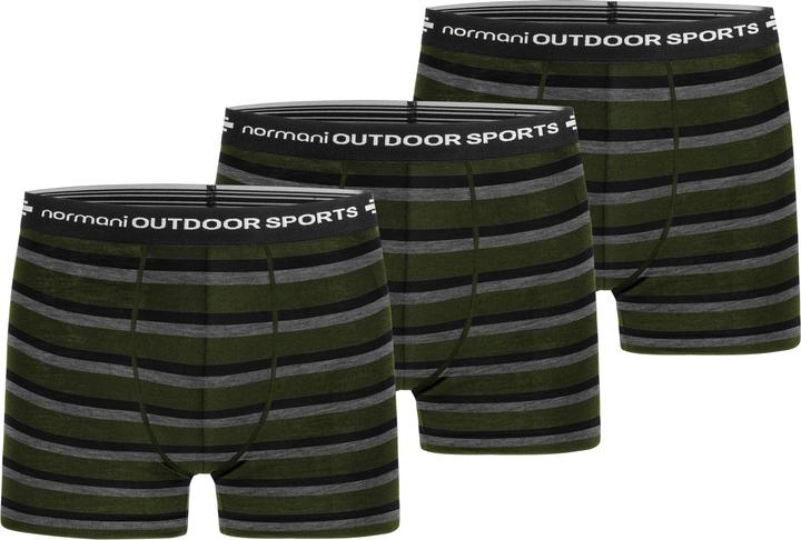 Normani 3er Pack Herren Merino Boxershorts Unterhose - 7694