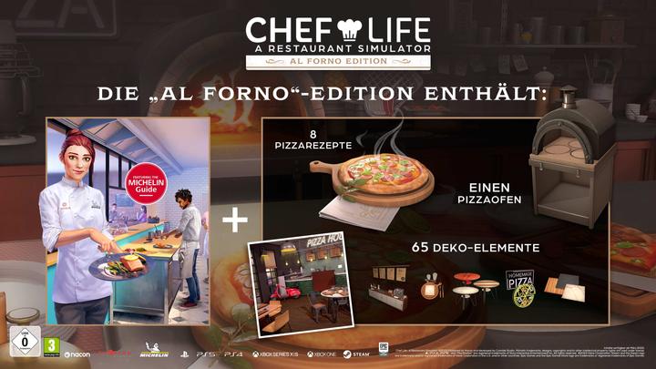 Actual product image Nacon Gaming Chef Life: A Restaurant Simulator - Al Forno Edition (PS5, DE)