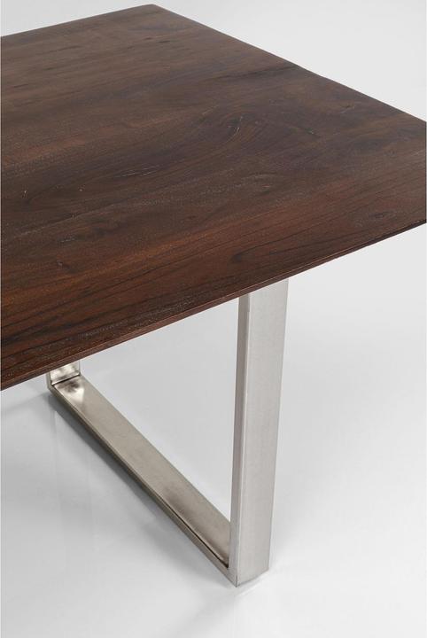 Image du produit Kare Design Table Symphony noyer chromé 180x90cm