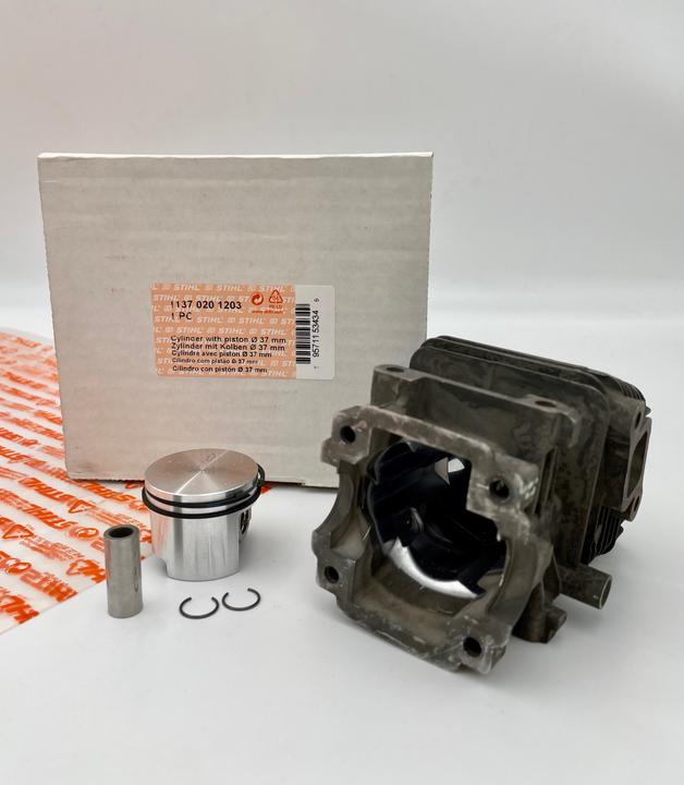 Immagine prodotto Stihl Cilindro originale + pistone Ø 37 mm MS192T, 11370201203 (Ricambi per macchine da giardino)