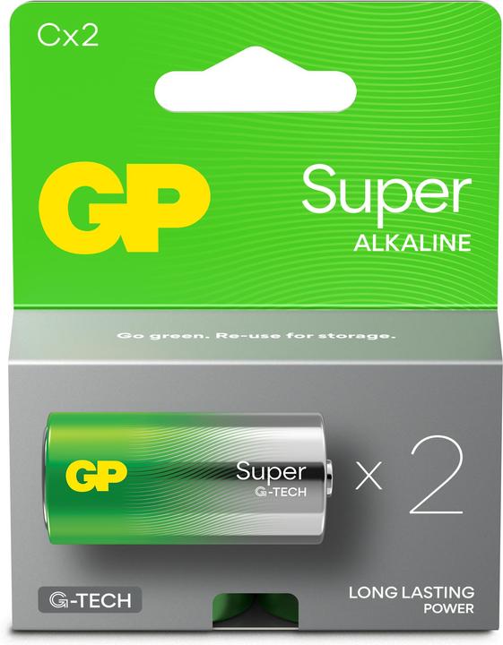 GP Batteries Super (2 Stk., C, R14)