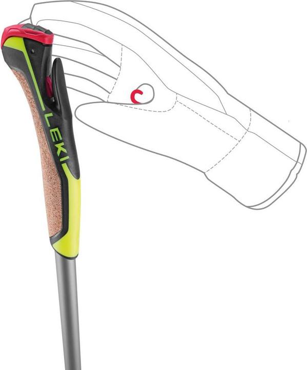 Actual product image Leki PRC 850 anthracite/yellow/black (170 cm)