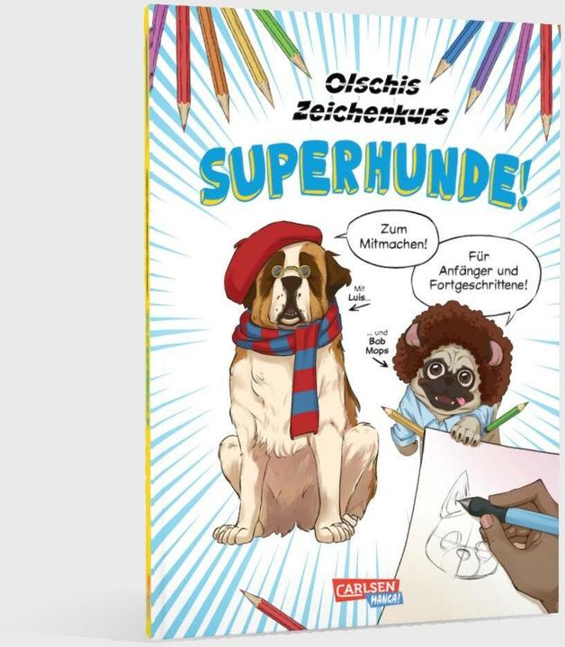 Produktbild Olschis Zeichenkurs: Superhunde! (Deutsch, Olschi, 2024)