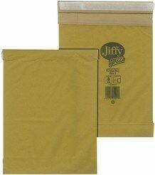 Actual product image Mailmedia Jiffy paper padded envelope, size: 00 without window, brown, internal dimensions: 105 x 229 mm (1 x)