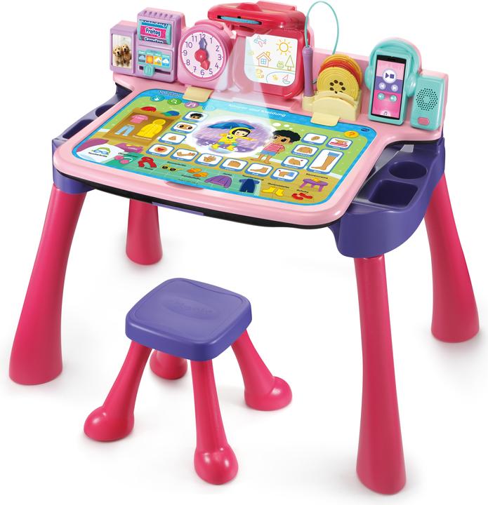 VTech 5-in-1 Magischer Schreibtisch pink (Deutsch)