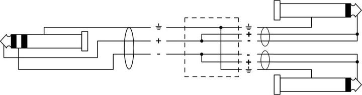 Produktbild Cordial CFY 3 WPP - Y-Adapterkabel (3 m, 3.5mm Klinke (AUX), 6.3mm Klinke (Jack))
