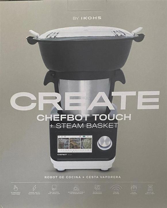 Actual product image Create Chefbot Touch Steamer