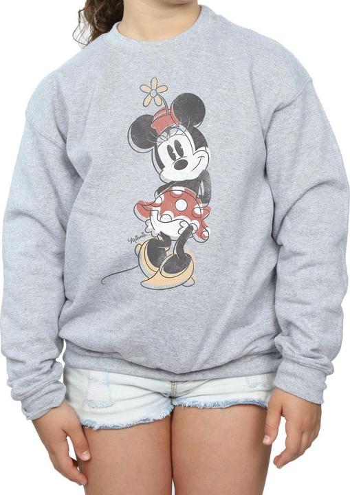 Actual product image Disney Girls Minnie Mouse Offset Sweatshirt (140, 146)