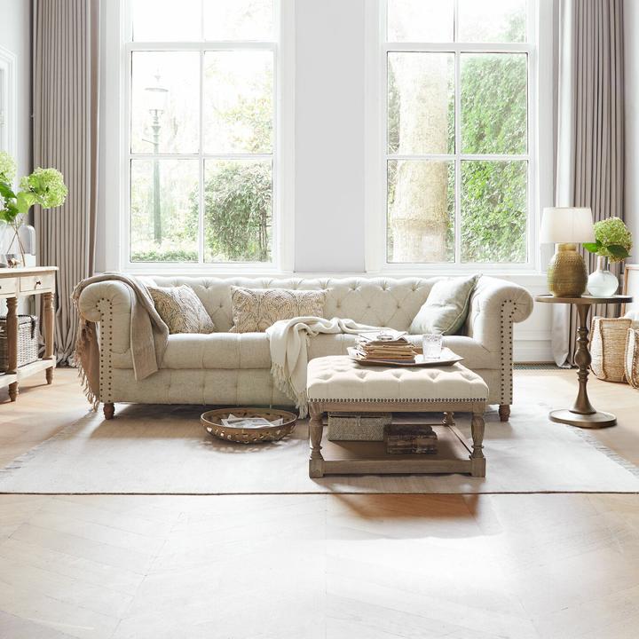 Actual product image Loberon Sofa Parpeville linen (2 person sofa)