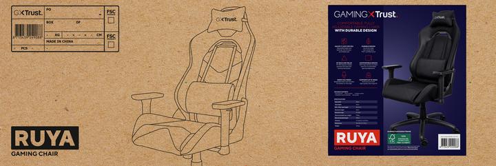 Actual product image Trust GXT714 RUYA Gaming Chair Black