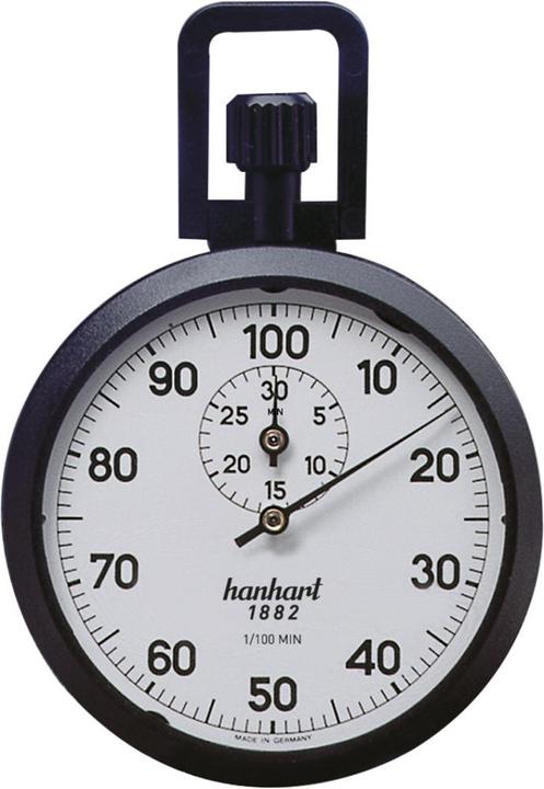 Hanhart Stopwatch 1/100 min 30 min mechanical, industrial