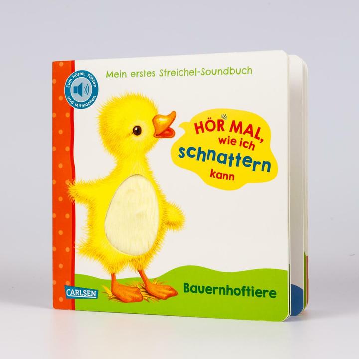 Image du produit Hör mal, wie ich schnattern kann (Mein erstes Streichel-Soundbuch 1) (Allemand)