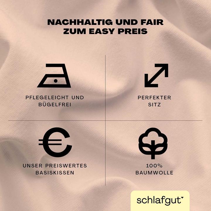 Produktbild schlafgut Easy Jersey (Duvetbezug, 40 x 60 cm)