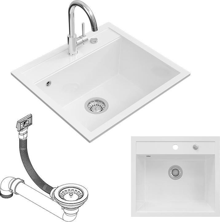 Actual product image Bergström Valencia (Fitted sink, 51 cm, 56.50 cm)