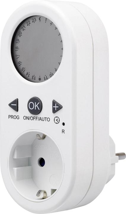 Renkforce EMT2500ET Netzstecker-Adapter Typ F Grau (CEE 7/3)