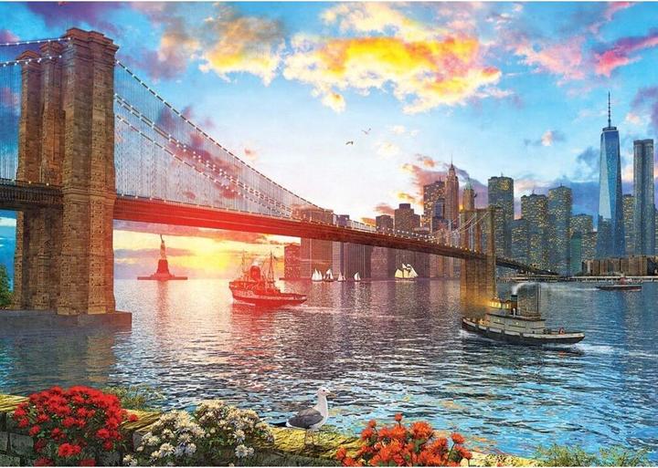 Actual product image Art Puzzle Artpuzzle Arpuzle Puzzle 1000 Sunset Night in New York (1000 pieces)