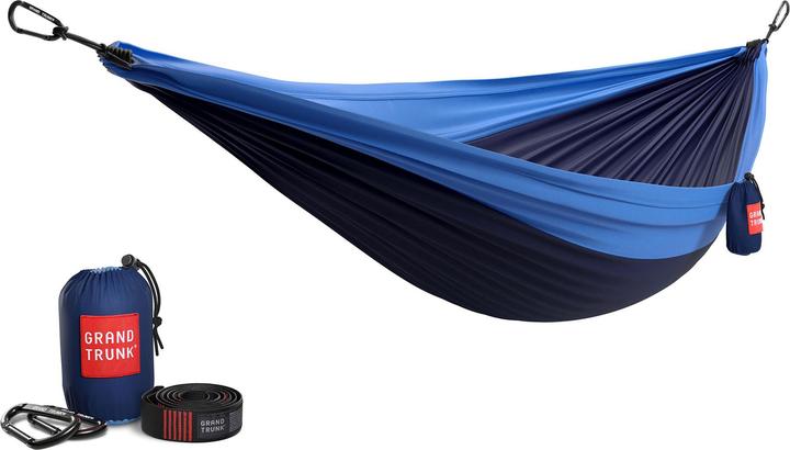 Produktbild Grand Trunk Double Deluxe Hammock w/Straps (navy/light blue)