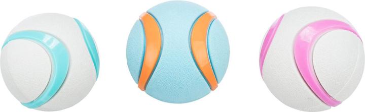 Trixie 33410, Dog, Ball, Multicolore, Caoutchouc thermoplastique (TPR), 6 cm (Jouet à mâcher pour chien)