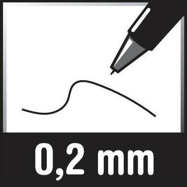Produktbild Staedtler pigment liner 6ST Box (Black, 6 x)