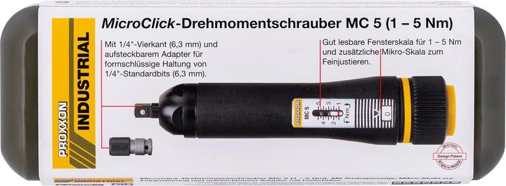 Produktbild Proxxon Drehmoment-Schrauben (1/4", 1 Nm, 5 Nm)