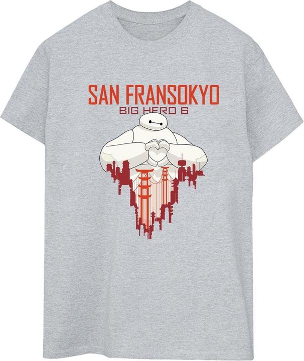 Produktbild Disney Big Hero 6 Baymax San Fransokyo Heart TShirt (L)