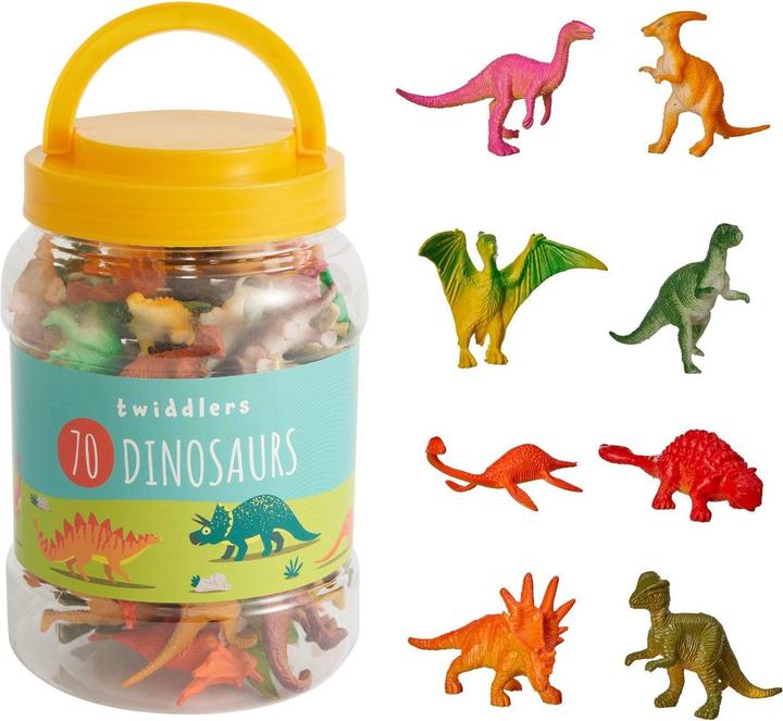 The twiddlers Mini Dinosaurier Set