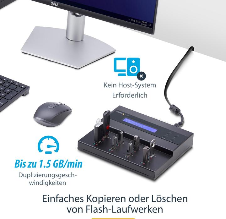 Produktbild StarTech USB Duplicator - 1:7 - USB Sticks - Flash Drive Duplicator (USB-A, 8 Ports)