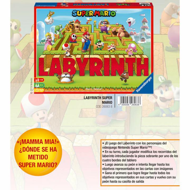 Produktbild Ravensburger Super Mario Labyrinth (Französisch, Italienisch, Deutsch, Spanisch, Niederländisch, Englisch)