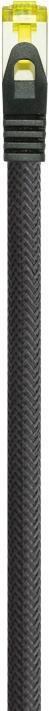 Immagine prodotto Python Cavo patch RJ45 serie ® con cavo grezzo Cat.7, protezione naso a scatto (RNS®) e intreccio in (S/FTP, CAT7, 1 m)