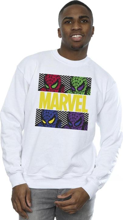Actual product image Mens Spider-Man Pop Art Sweatshirt (XL)