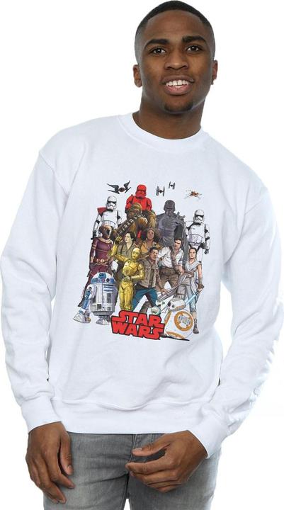 Immagine prodotto Star Wars The Rise Of Skywalker Character Collage Felpa Uomo (L)