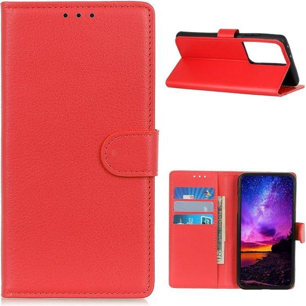 Produktbild MU Classic Litchi Leder Bookcover Series (Samsung Galaxy S21 Ultra)