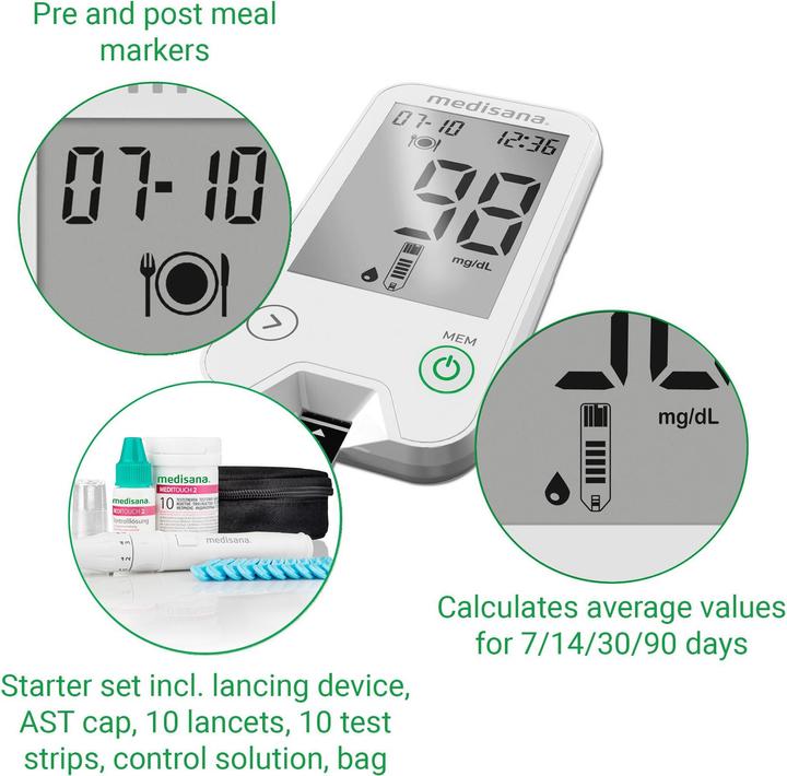 Produktbild Medisana MediTouch (Blutzuckermessgerät)