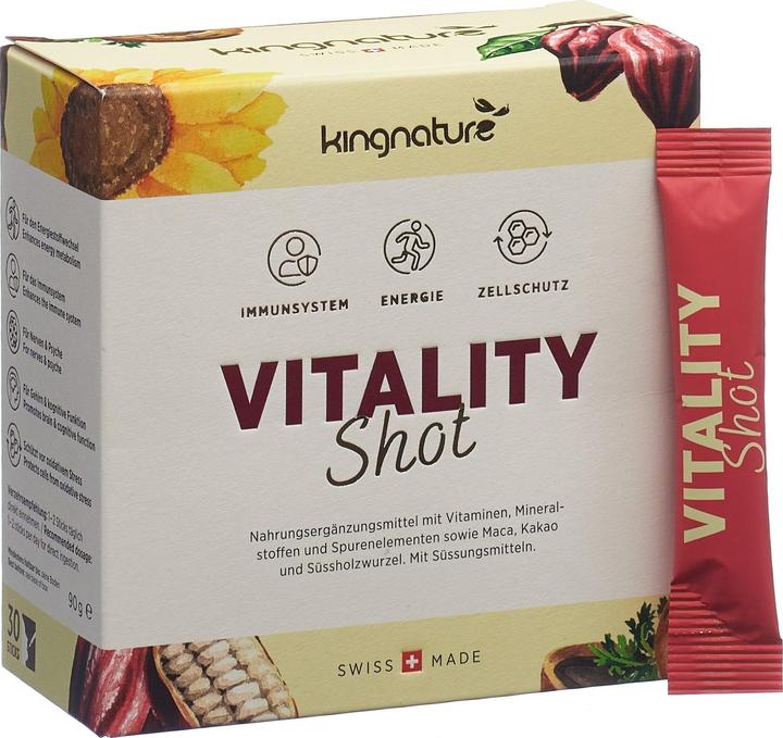 Actual product image Kingnature Vitality Shot (30 pcs) (30 Piece, Powder, 130 g)