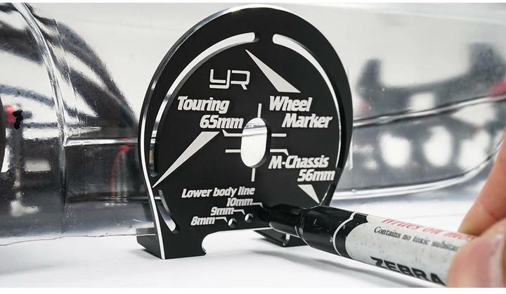 Actual product image Yeah Racing Wheel marker for 1:10 car bodies