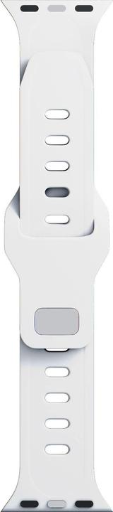 Produktbild 3MK Silicone Watch Strap biały/white dla Apple Watch 42/44/45/49mm (Edelstahl, Silikon, 3, 4, 9, Ultra)