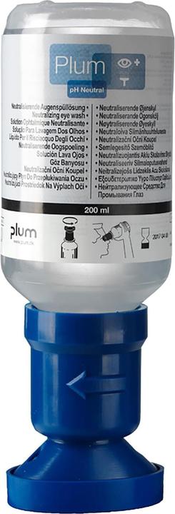 Plum Augenspüllösung pH Neutral 500 ml NaCl (Erste Hilfe Set Zubehör)